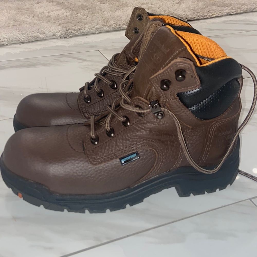 Never worn Timberland PRO 46, size 9, waterproof boots. Item number 53359 A46 35